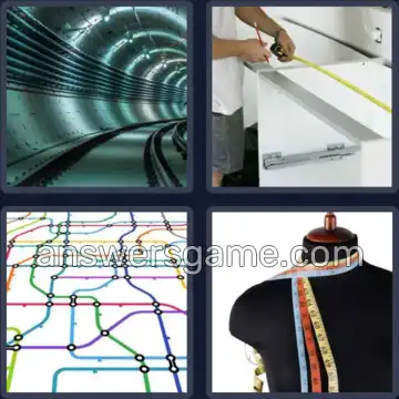 4 Fotos 1 Palabra 5 letras METRO