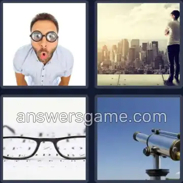 4 Fotos 1 Palabra 5 letras VISTA