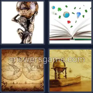 4 Fotos 1 Palabra 5 letras ATLAS