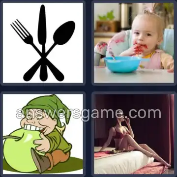 4 Fotos 1 Palabra 5 letras COMER