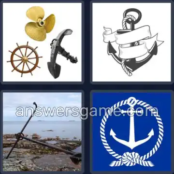 4 Fotos 1 Palabra 5 letras ANCLA