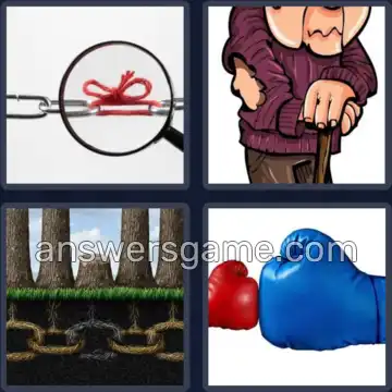 4 Fotos 1 Palabra 5 letras DEBIL