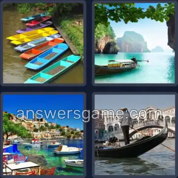 4 Fotos 1 Palabra 5 letras BARCA