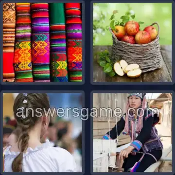 4 Fotos 1 Palabra 5 letras TEJER