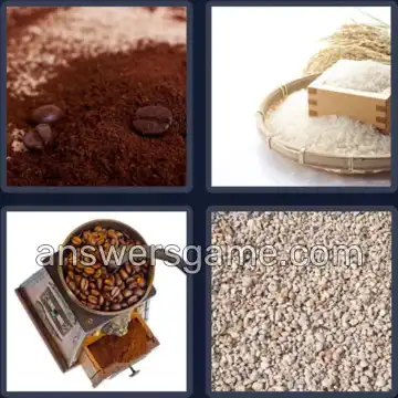 4 Fotos 1 Palabra 5 letras GRANO