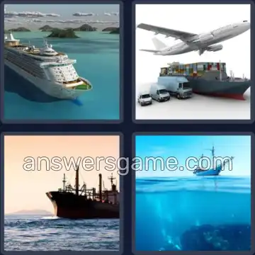 4 Fotos 1 Palabra 5 letras BARCO