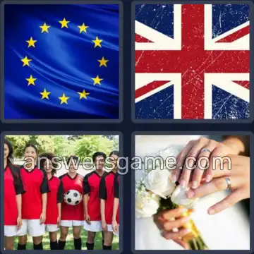 4 Fotos 1 Palabra 5 letras UNION