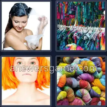 4 Fotos 1 Palabra 5 letras TEÑIR