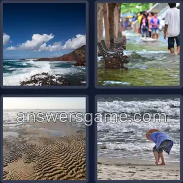 4 Fotos 1 Palabra 5 letras MAREA