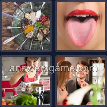 4 Fotos 1 Palabra 5 letras SABOR