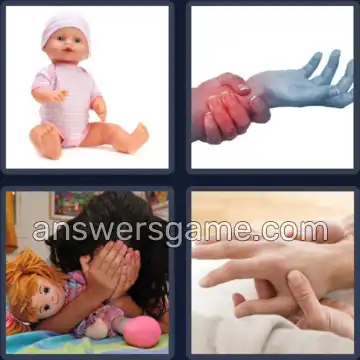 4 Fotos 1 Palabra 6 letras MUÑECA