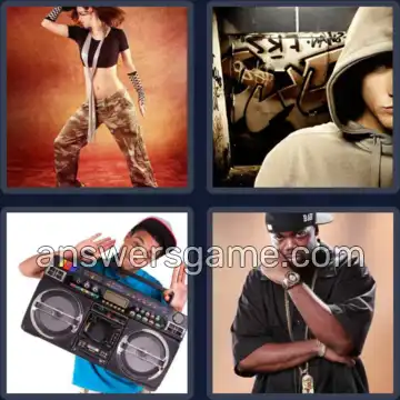 4 Fotos 1 Palabra 6 letras HIPHOP