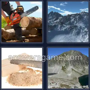 4 Fotos 1 Palabra 6 letras SIERRA