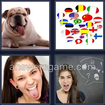 4 Fotos 1 Palabra 6 letras LENGUA