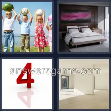 4 Fotos 1 Palabra 6 letras CUARTO