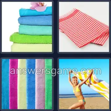4 Fotos 1 Palabra 6 letras TOALLA