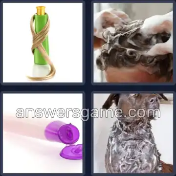 4 Fotos 1 Palabra 6 letras CHAMPU