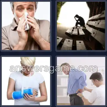 4 Fotos 1 Palabra 6 letras SUFRIR