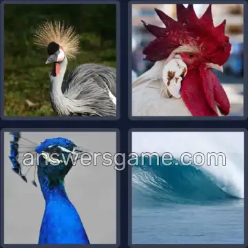 4 Fotos 1 Palabra 6 letras CRESTA