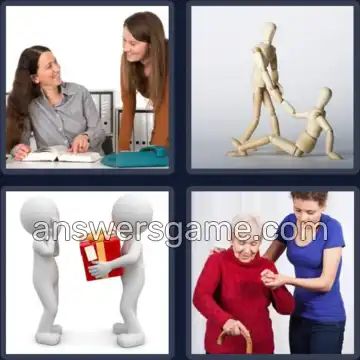 4 Fotos 1 Palabra 6 letras AMABLE