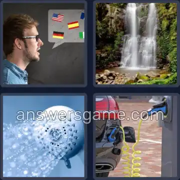 4 Fotos 1 Palabra 6 letras FLUIDO