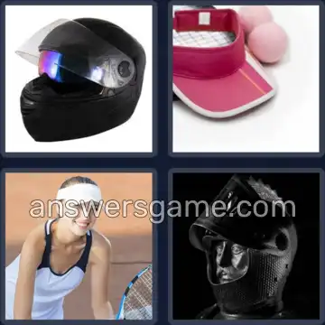 4 Fotos 1 Palabra 6 letras VISERA