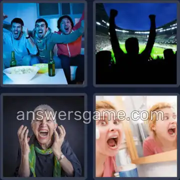 4 Fotos 1 Palabra 6 letras GRITAR