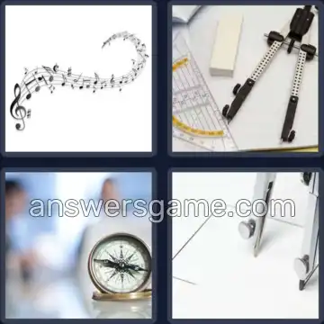 4 Fotos 1 Palabra 6 letras COMPAS