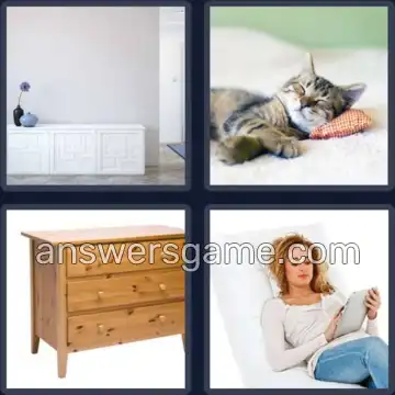 4 Fotos 1 Palabra 6 letras COMODA