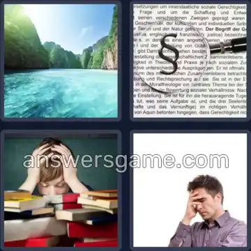 4 Fotos 1 Palabra 6 letras LAGUNA