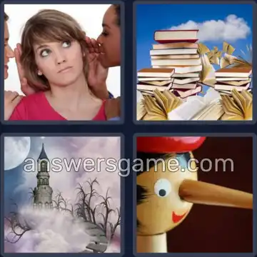 4 Fotos 1 Palabra 6 letras CUENTO