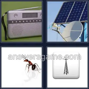 4 Fotos 1 Palabra 6 letras ANTENA