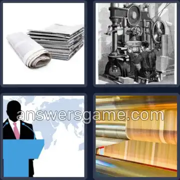 4 Fotos 1 Palabra 6 letras PRENSA