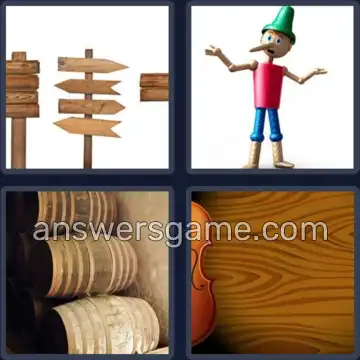 4 Fotos 1 Palabra 6 letras MADERA