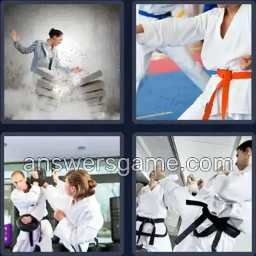 4 Fotos 1 Palabra 6 letras KARATE