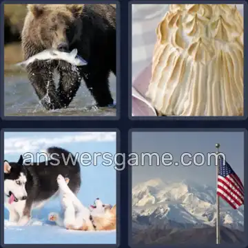 4 Fotos 1 Palabra 6 letras ALASKA