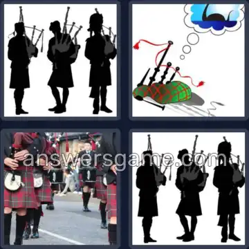 4 Fotos 1 Palabra 6 letras GAITAS