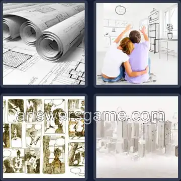 4 Fotos 1 Palabra 6 letras BOCETO