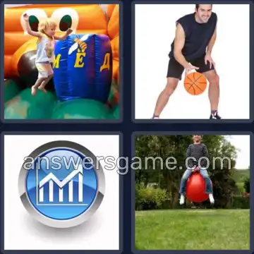 4 Fotos 1 Palabra 6 letras REBOTE