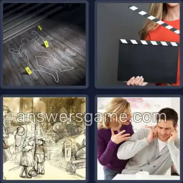 4 Fotos 1 Palabra 6 letras ESCENA