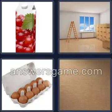 4 Fotos 1 Palabra 6 letras CARTON