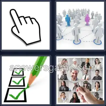 4 Fotos 1 Palabra 6 letras ELEGIR