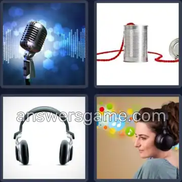 4 Fotos 1 Palabra 6 letras SONIDO