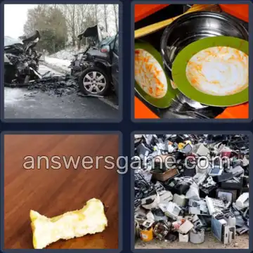 4 Fotos 1 Palabra 6 letras RESTOS