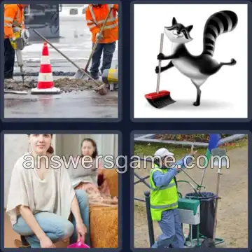 4 Fotos 1 Palabra 6 letras BARRER