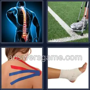 4 Fotos 1 Palabra 6 letras LESION