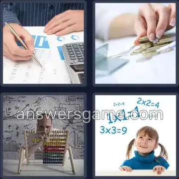 4 Fotos 1 Palabra 6 letras CONTAR