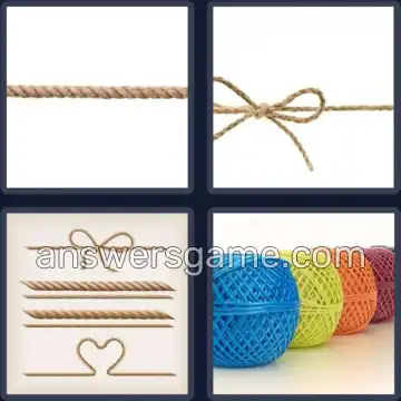 4 Fotos 1 Palabra 6 letras CORDEL