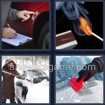 4 Fotos 1 Palabra 6 letras RASPAR