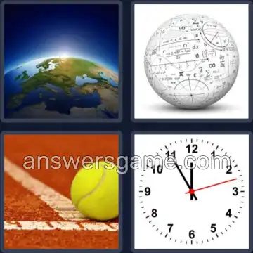 4 Fotos 1 Palabra 6 letras ESFERA